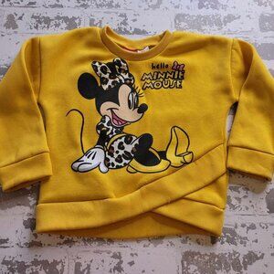 2314 Disney Minnie Mouse Crew Neck Sweater‎ Girls Size 5/6